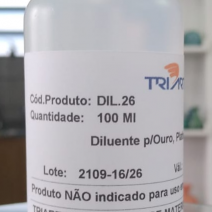 DIL.26- DILUENTE P/OURO/PLATINA E LUSTRES METÁLICOS