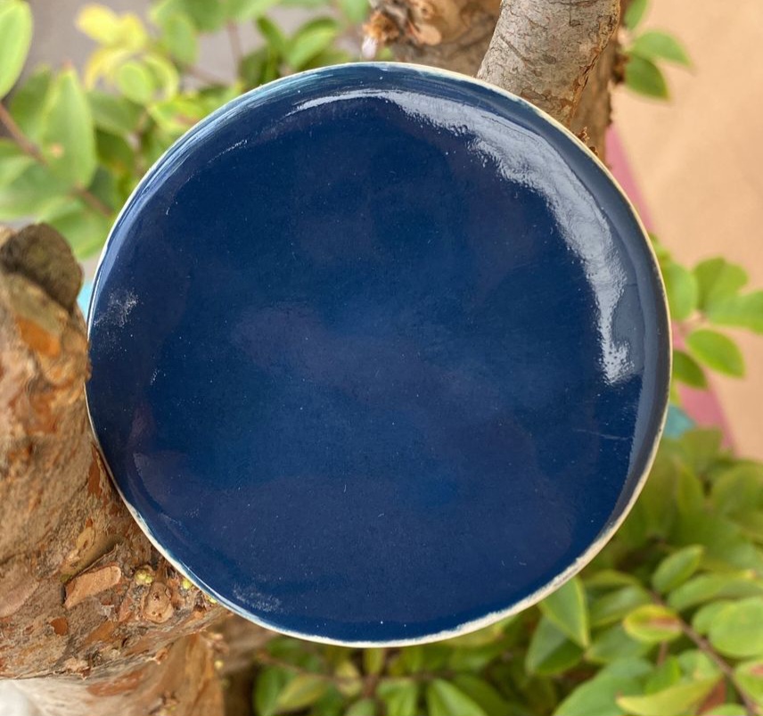 TBV 824-CORANTE BAIXO ESMALTE AZUL INDIGO (TAMBÉM P/ 1200°C)
