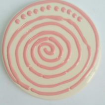 TRRL 1301- PASTA RELEVO ROSA P/CERÂMICA