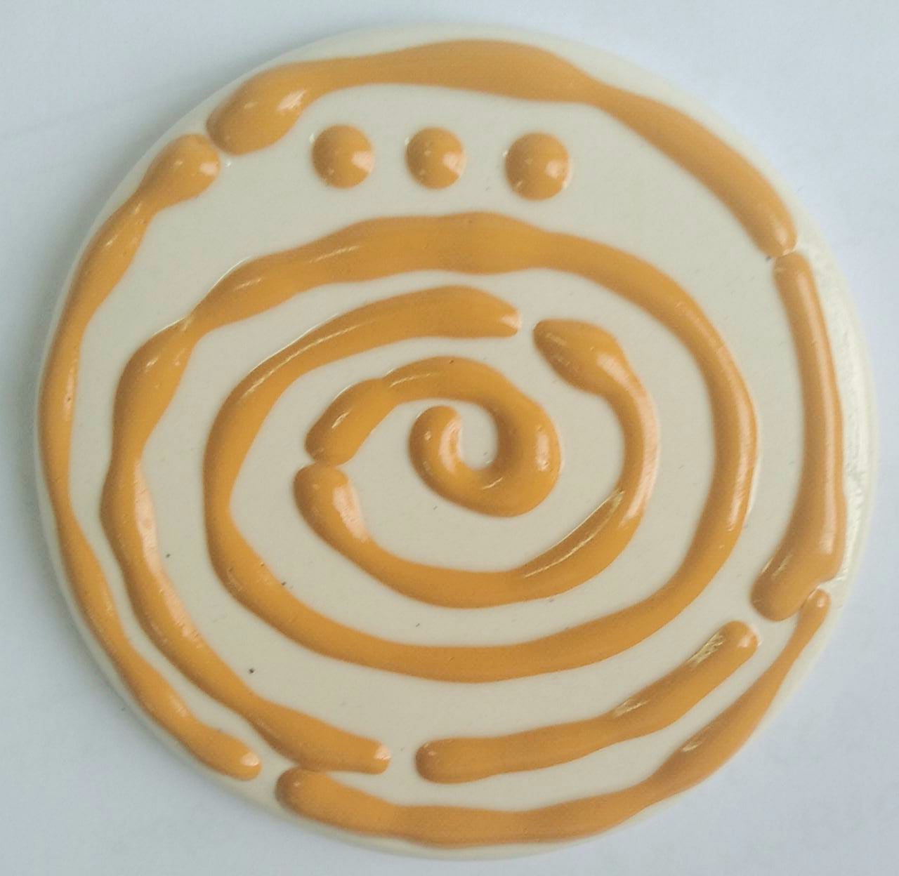 TRRL 1400- PASTA RELEVO AMARELO GEMA P/CERÂMICA