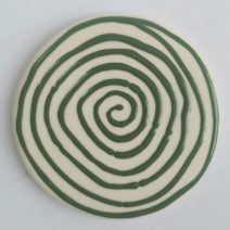 TRRL 1420- PASTA RELEVO VERDE CROMO P/CERÂMICA