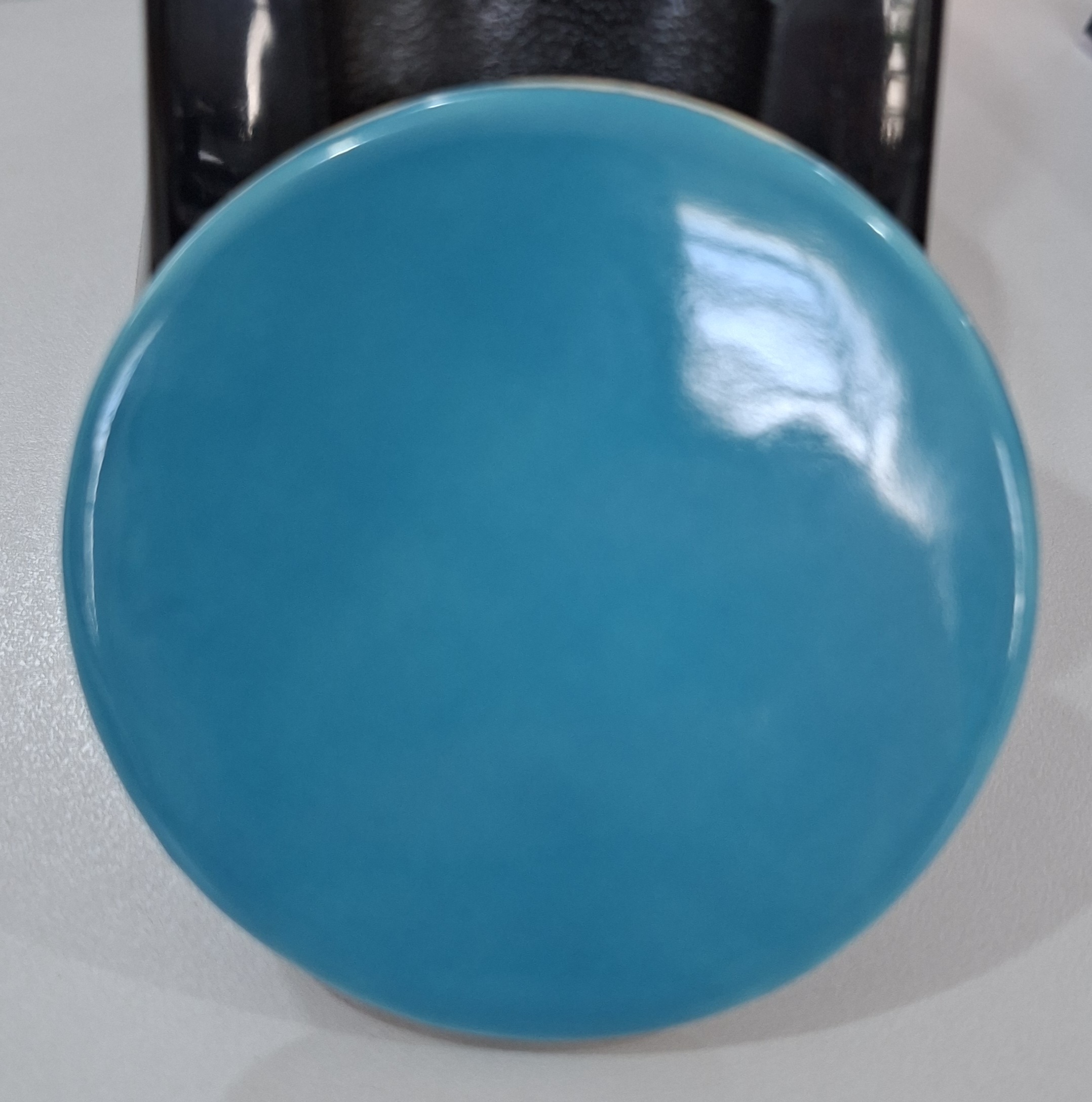 GEL G133/ GLC 133- ESMALTE CERÂMICO (ALCALINO) APATITA AZUL CELESTE SEMI TRANSP. - Imagem 2
